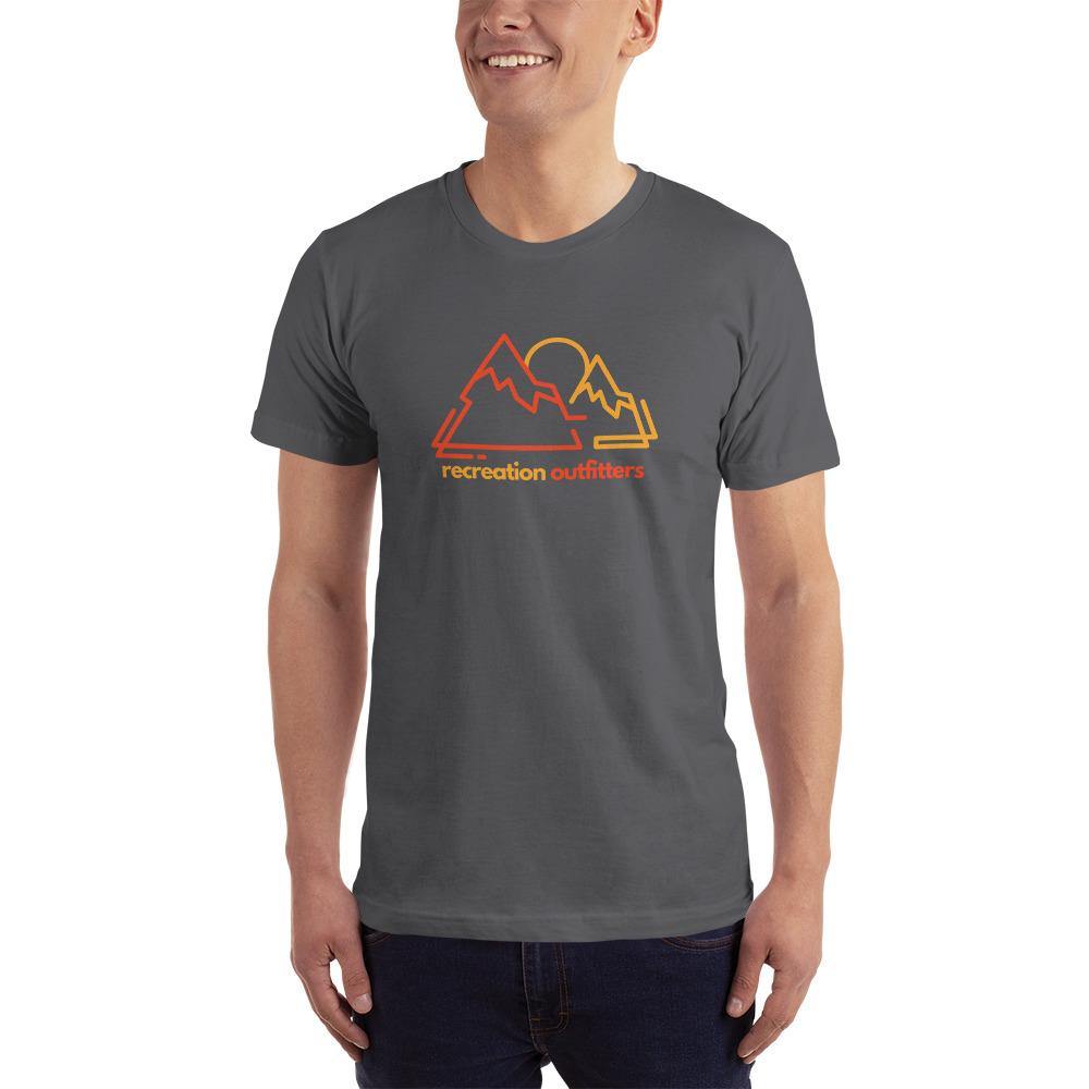 Recreation Outfitters Asphalt / XS Recreation Outfitters - Mountain and Moon - Adult T-Shirt