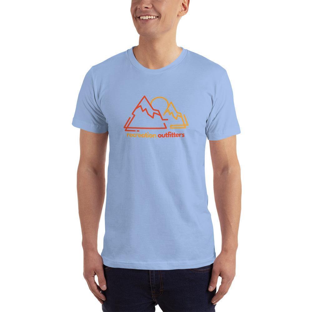 Recreation Outfitters Baby Blue / XS Recreation Outfitters - Mountain and Moon - Adult T-Shirt