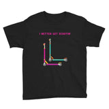 Recreation Outfitters Black / XS Recreation Outfitters - I better get scootin' - Youth Short Sleeve T-Shirt