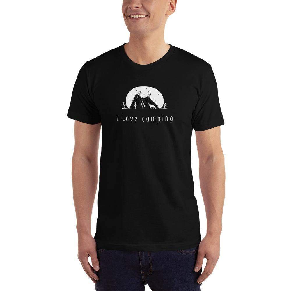 Recreation Outfitters Black / XS Recreation Outfitters - I love camping - Adult T-Shirt