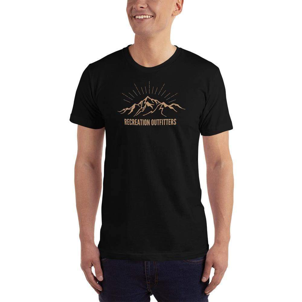 Recreation Outfitters Black / XS Recreation Outfitters - Mountain Burst - Adult T-Shirt