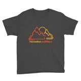 Recreation Outfitters Charcoal / XS Recreation Outfitters - Mountain and Moon - Youth Short Sleeve T-Shirt
