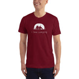 Recreation Outfitters Cranberry / XS Recreation Outfitters - I love camping - Adult T-Shirt