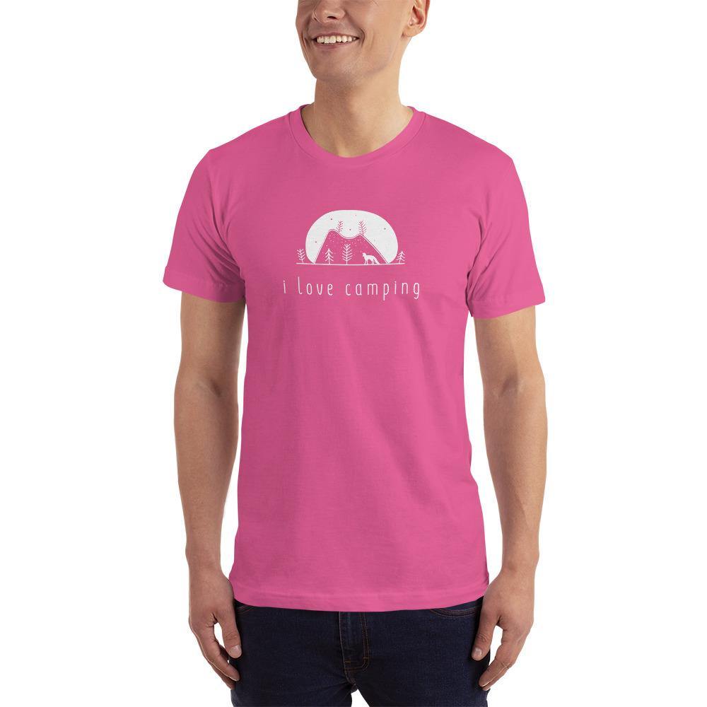 Recreation Outfitters Fuchsia / XS Recreation Outfitters - I love camping - Adult T-Shirt