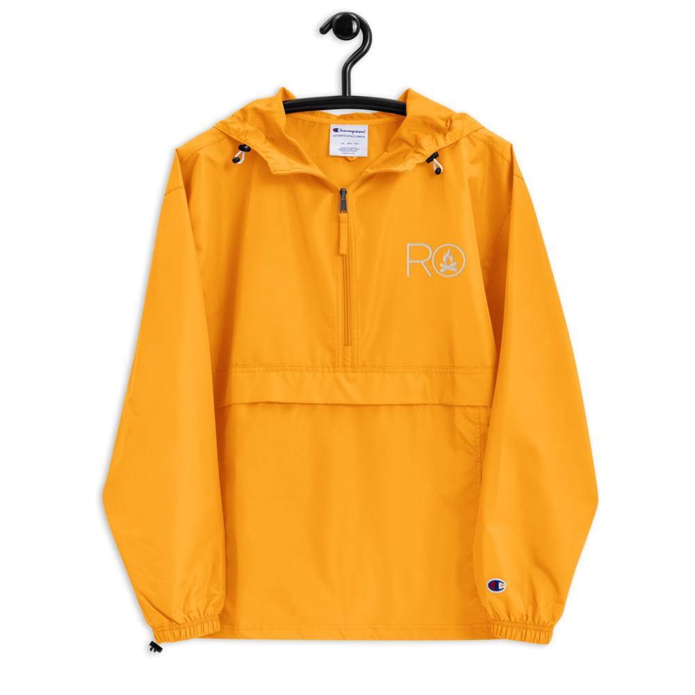 Recreation Outfitters Gold / S Recreation Outfitters Logo Embroidered Champion Packable Jacket