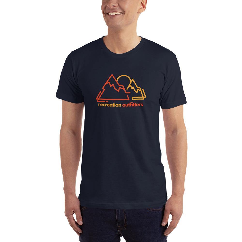 Recreation Outfitters Navy / XS Recreation Outfitters - Mountain and Moon - Adult T-Shirt