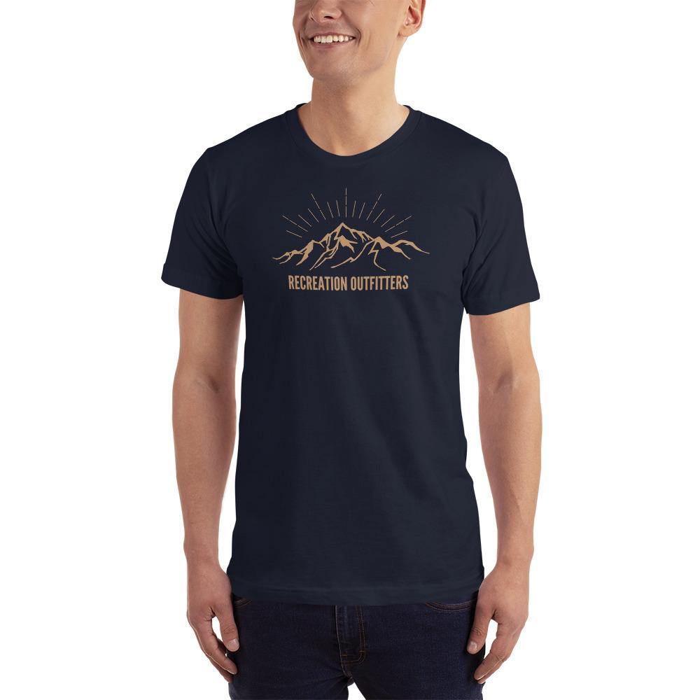 Recreation Outfitters Navy / XS Recreation Outfitters - Mountain Burst - Adult T-Shirt