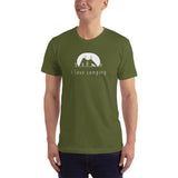 Recreation Outfitters Olive / XS Recreation Outfitters - I love camping - Adult T-Shirt