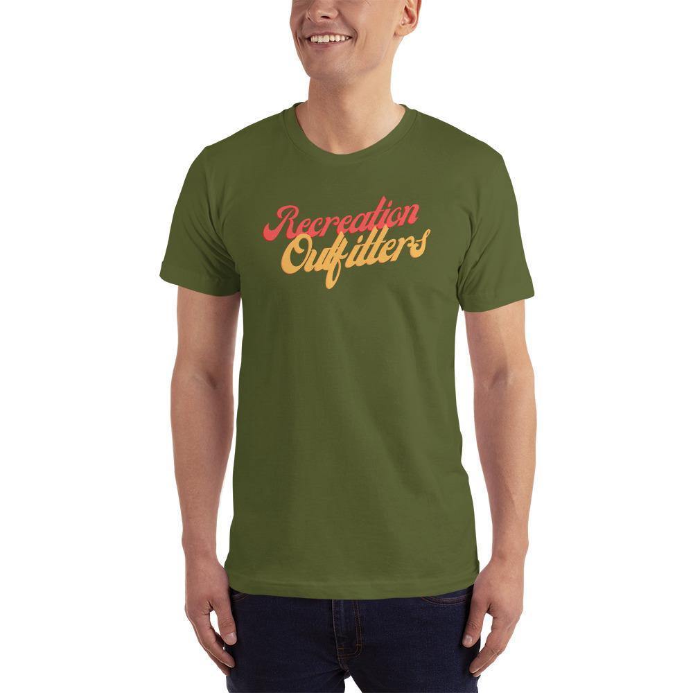 Recreation Outfitters Olive / XS Recreation Outfitters Script Text T-Shirt
