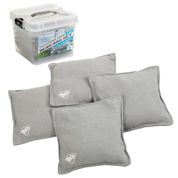 Recreation Outfitters Outdoor Games Bean Bags, 4-Pack 16oz Canvas Duck, Tub - Gray