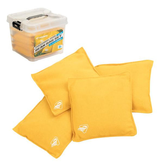 Recreation Outfitters Outdoor Games Bean Bags, 4-Pack 16oz Canvas Duck, Tub - Yellow