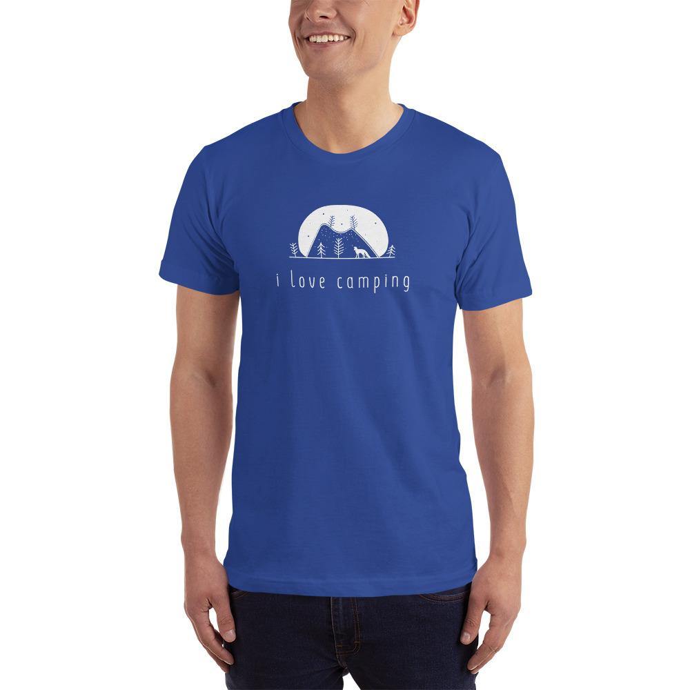 Recreation Outfitters Royal Blue / XS Recreation Outfitters - I love camping - Adult T-Shirt