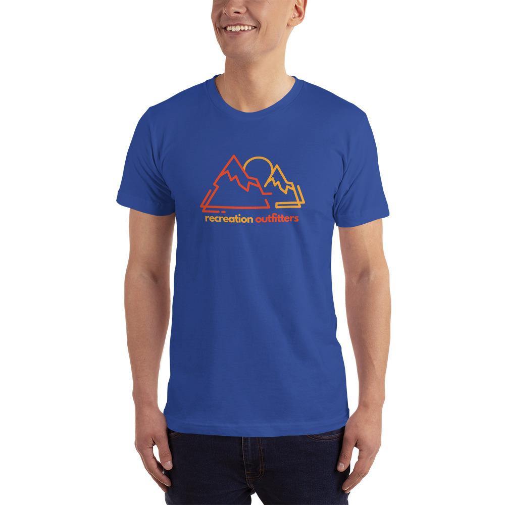 Recreation Outfitters Royal Blue / XS Recreation Outfitters - Mountain and Moon - Adult T-Shirt