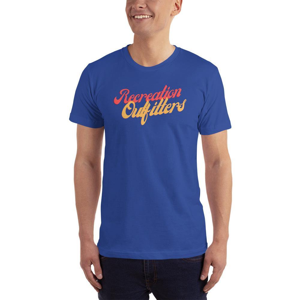 Recreation Outfitters Royal Blue / XS Recreation Outfitters Script Text T-Shirt