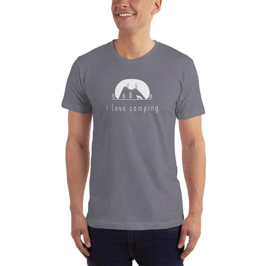 Recreation Outfitters Slate / XS Recreation Outfitters - I love camping - Adult T-Shirt
