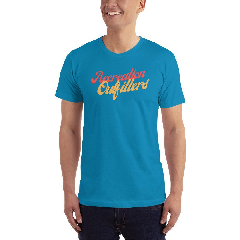 Recreation Outfitters Teal / XS Recreation Outfitters Script Text T-Shirt