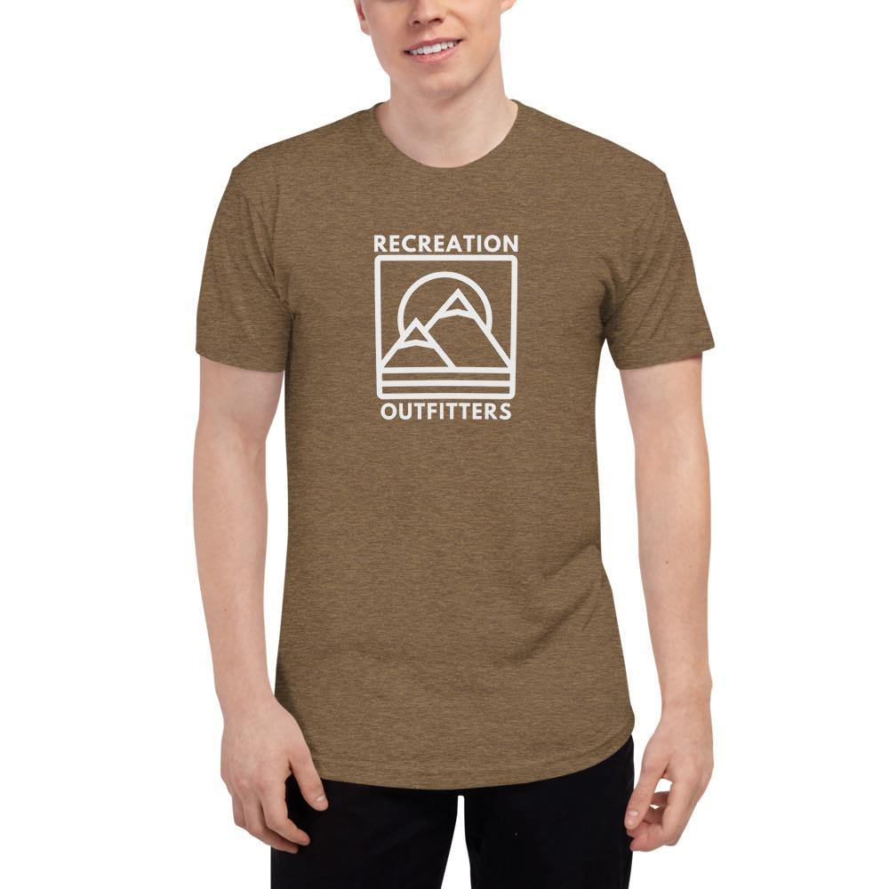 Recreation Outfitters Tri-Coffee / XS Recreation Outfitters Square Mountain Sun - Unisex Tri-Blend Track Shirt