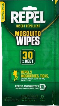 Repel Camping & Outdoor : Insect Repellent Repel Sportsmans Wipes 15ct    94100