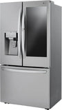 LG - 36 Inch Wide French Door Refrigerator with Integrated Ice/Water Dispenser - LRFVC2406S