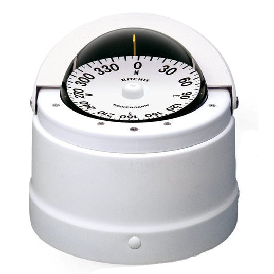 Ritchie Compasses Ritchie DNW-200 Navigator Compass - Binnacle Mount - White [DNW-200]
