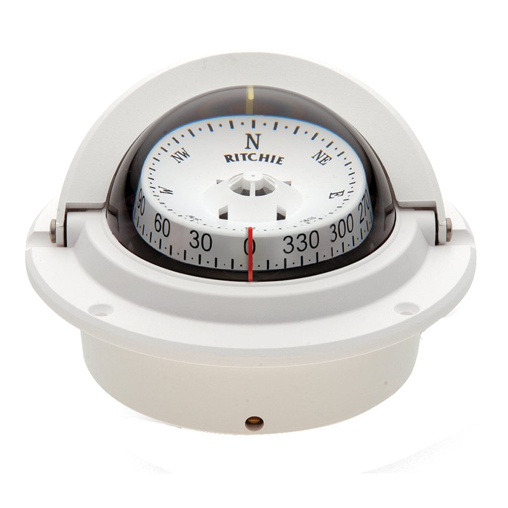 Ritchie Compasses Ritchie F-83W Voyager Compass - Flush Mount - White [F-83W]