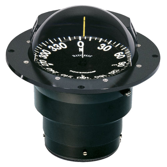 Ritchie Compasses Ritchie FB-500 Globemaster Compass - Flush Mount - Black - 12V - 5 Degree Card [FB-500]