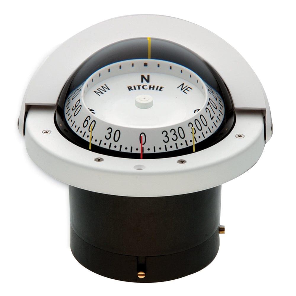 Ritchie Compasses Ritchie FNW-203 Navigator Compass - Flush Mount - White [FNW-203]
