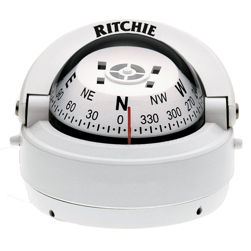 Ritchie Compasses Ritchie S-53W Explorer Compass - Surface Mount - White [S-53W]