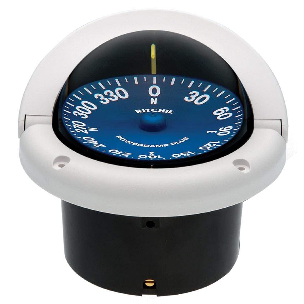 Ritchie Compasses Ritchie SS-1002W SuperSport Compass - Flush Mount - White [SS-1002W]