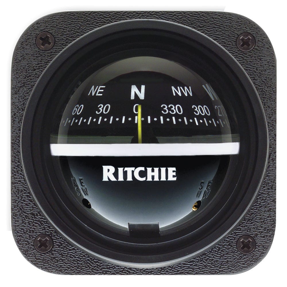 Ritchie Compasses Ritchie V-537 Explorer Compass - Bulkhead Mount - Black Dial [V-537]