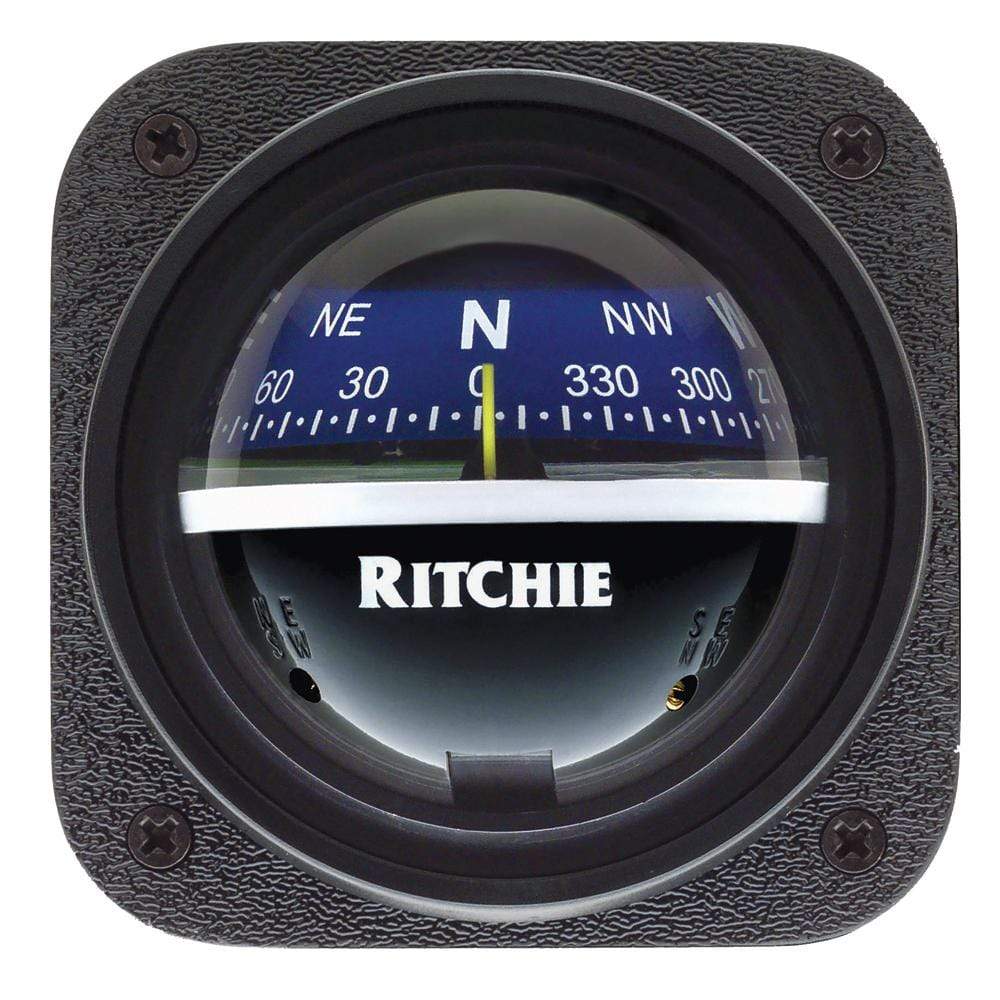 Ritchie Compasses Ritchie V-537B Explorer Compass - Bulkhead Mount - Blue Dial [V-537B]
