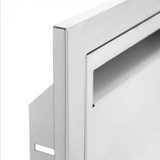 RO BBQ Access Door 350 Series 18-Inch Single Access Door - Vertical (Reversible) - RO BBQ | BBQ-350-SV-1420