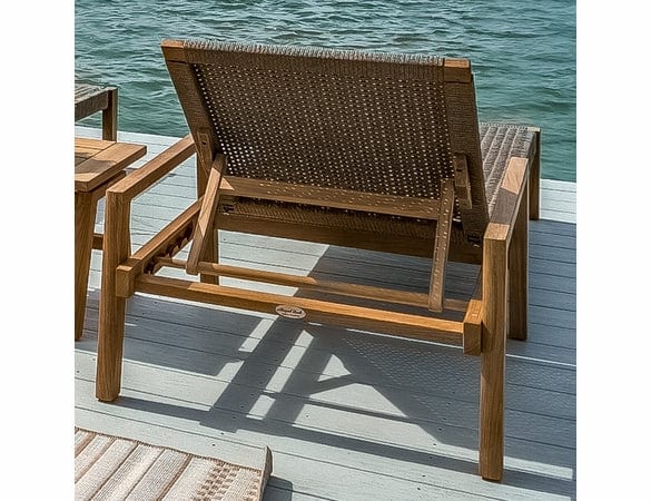 Royal Teak Collection Chaise Lounge Royal Teak Collection 3-Piece Admiral Lounge Set-ADSL