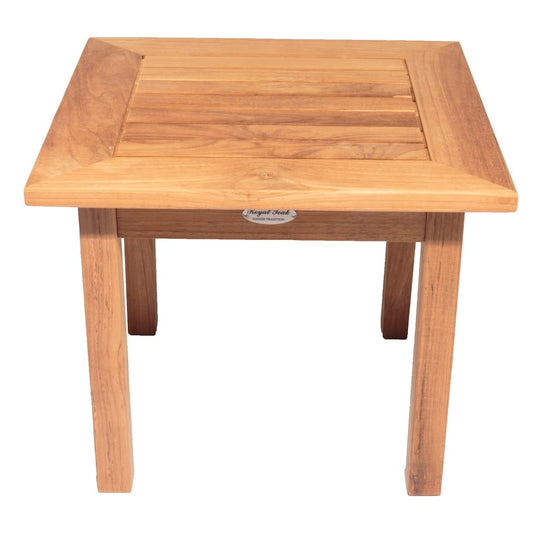 Royal Teak Collection DEEP SEATING Royal Teak Collection Miami Square Side Table – MIAST