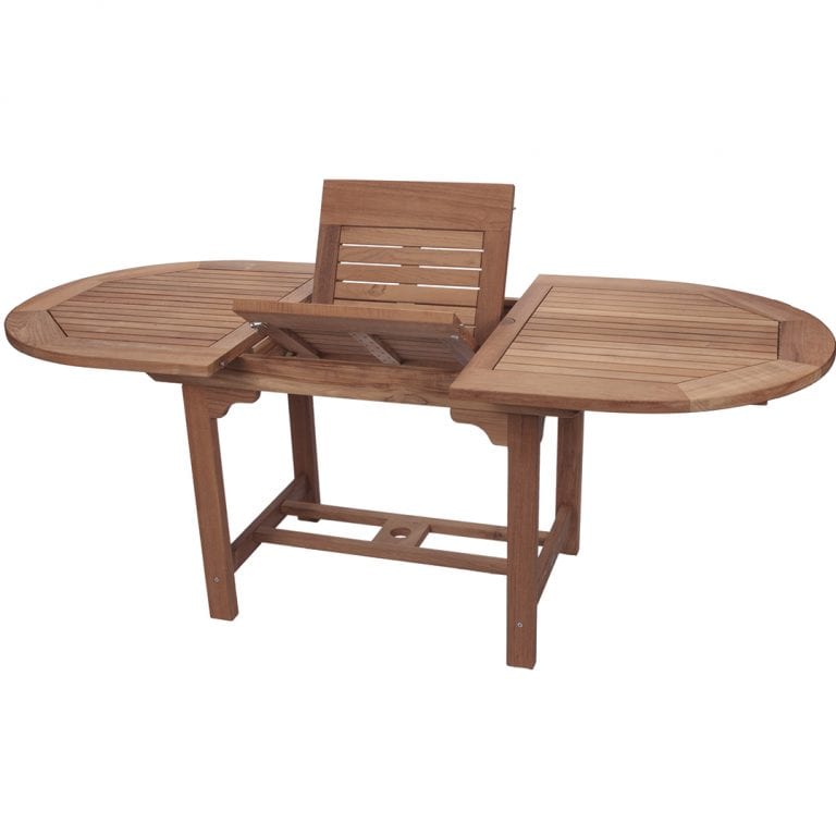 Royal Teak Collection Dining Table Royal Teak Collection Small Oval Family Expansion Table | 7 Piece Teak Dining Set – FEO6