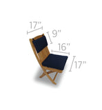 Royal Teak Collection Multi Cusion |  Fits the Sailor Chair, Avant and Bar Chair