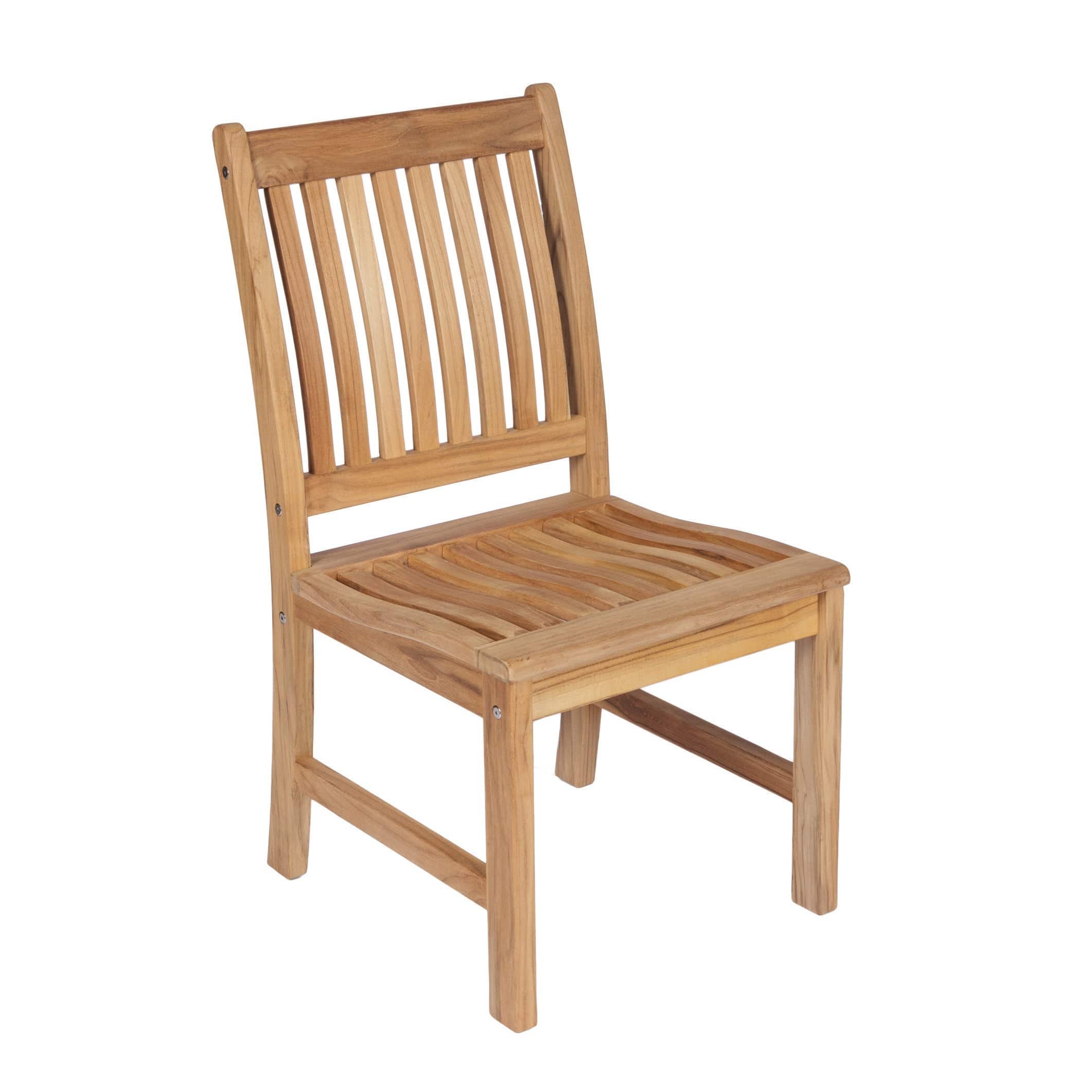 Royal Teak Collection Outdoor Chair Royal Teak Collection Compass Dining Side Chair – COMSC