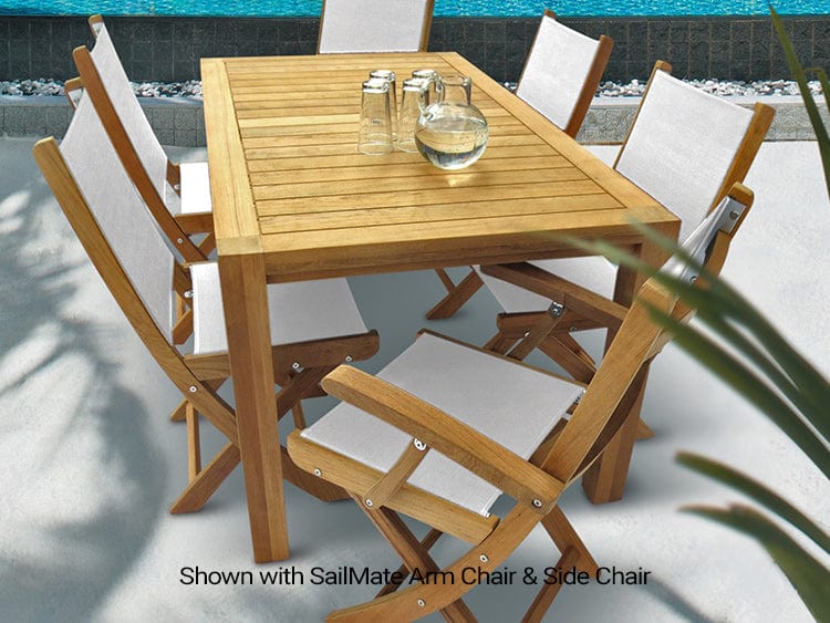 Royal Teak Collection Outdoor Dining Table Royal Teak Collection 63 Inch Comfort Table – COMF63