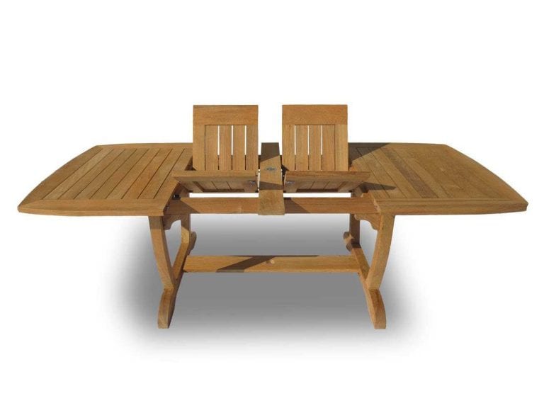 Royal Teak Collection Outdoor Dining Table Royal Teak Collection Large Gala Expansion Table – GALA84