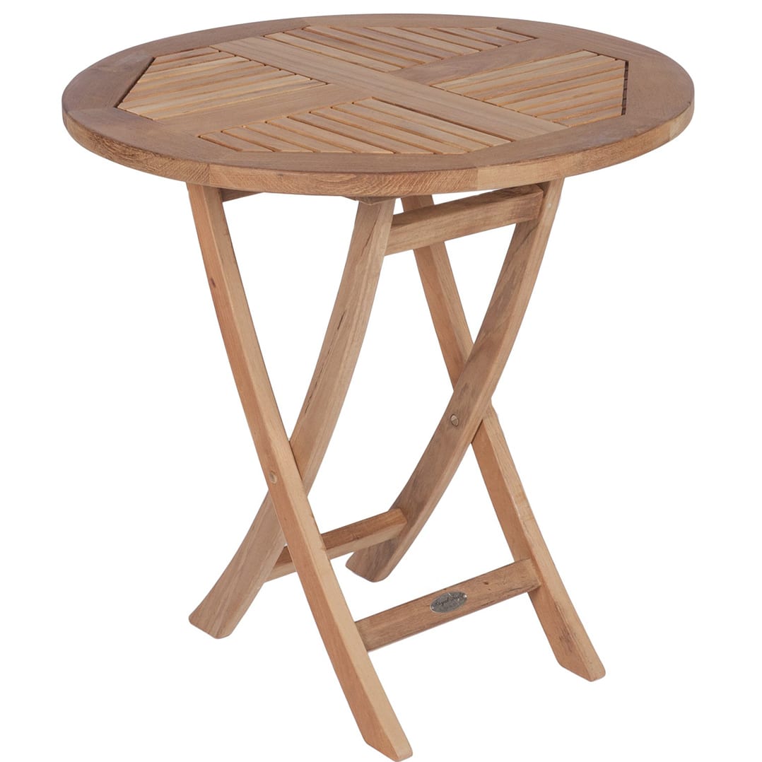 Royal Teak Collection Outdoor Dining Table Royal Teak Collection Medium Sailor Round Folding Table – SFR30