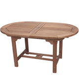 Royal Teak Collection TABLES Royal Teak Collection Small Oval Family Expansion Table – FEO6