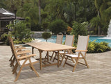 Royal Teak Collection TABLES Royal Teak Collection Small Rectangular Family Expansion Table – FER6