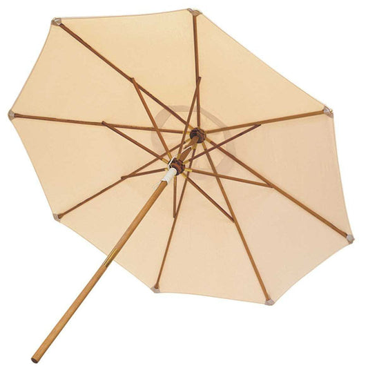 Royal Teak Collection UMBRELLAS Royal Teak Collection 10 Foot White Deluxe Umbrella – UMBW