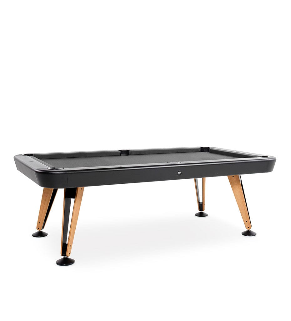 RS Barcelona DIAGONAL POOL TABLE Carbon Simonis Diagonal American 8 Feet Pool Table with Black Frame | Commercial Delivery only | DIPTA8-2N