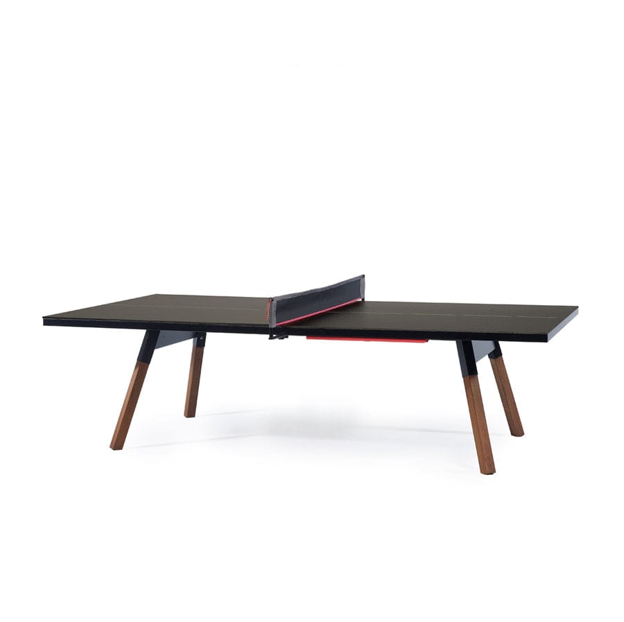 RS Barcelona YOU AND ME PING PONG RS Barcelona - Indoor / Outdoor Ping Pong Table - You and Me Standard Black - YMS-2N