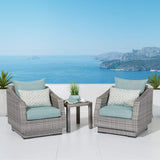 RST Brands Outdoor Furniture Cannes™ Club Chairs & Side Table