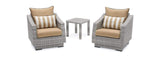 RST Brands Outdoor Furniture Maxim Beige Cannes™ Club Chairs & Side Table
