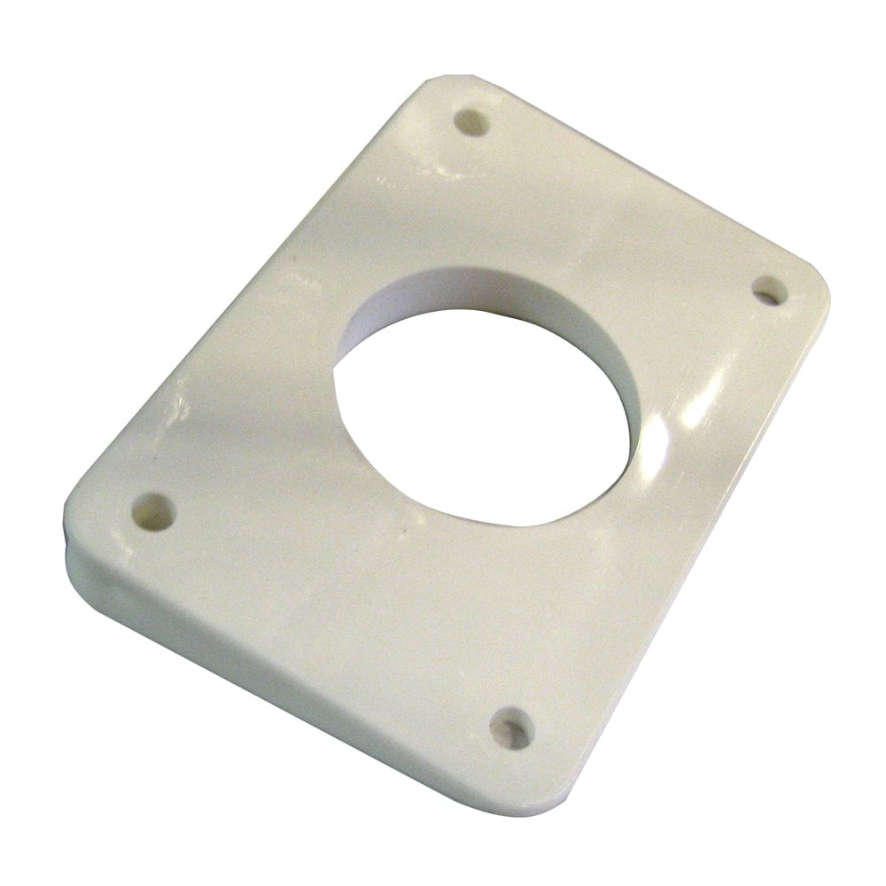 Rupp Marine Outrigger Accessories Rupp 10 Degree Top Gun Mounting Wedge White - Sold Individually [17-1510-50W]