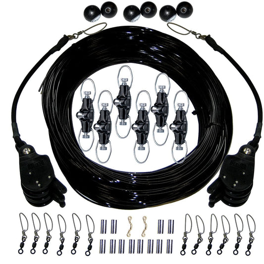 Rupp Marine Outrigger Accessories Rupp Triple Rigging Kit W/Lok-Ups & Nok-Outs - 520' Black Mono Cord [CA-0160-MO]