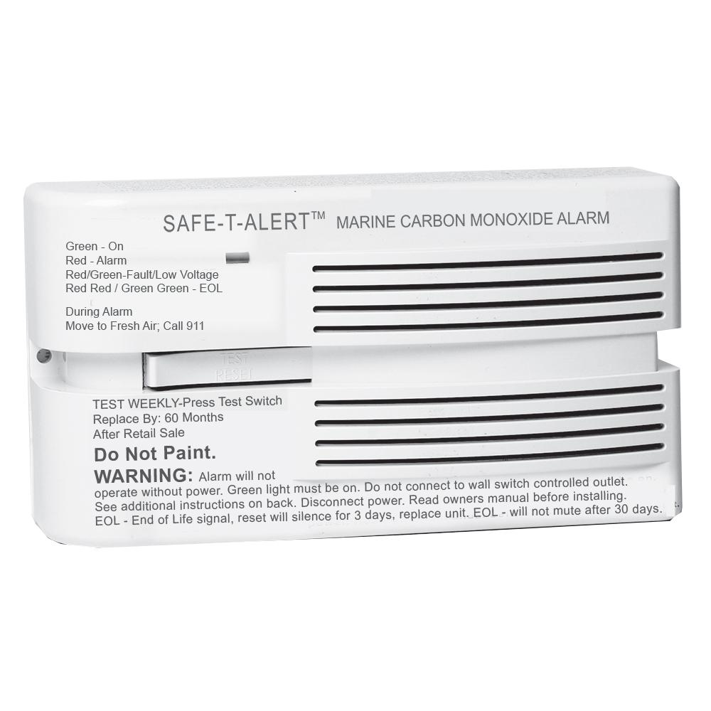 Safe-T-Alert Fume Detectors Safe-T-Alert 65 Series Marine Carbon Monoxide Alarm - Flush Mount - 12V - White [M-65-542]